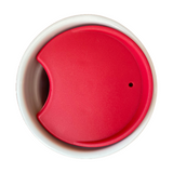 Red Replacement Lid for Starbucks Ceramic Travel Mugs, Compatible With 10oz/12oz /16oz Tumbler