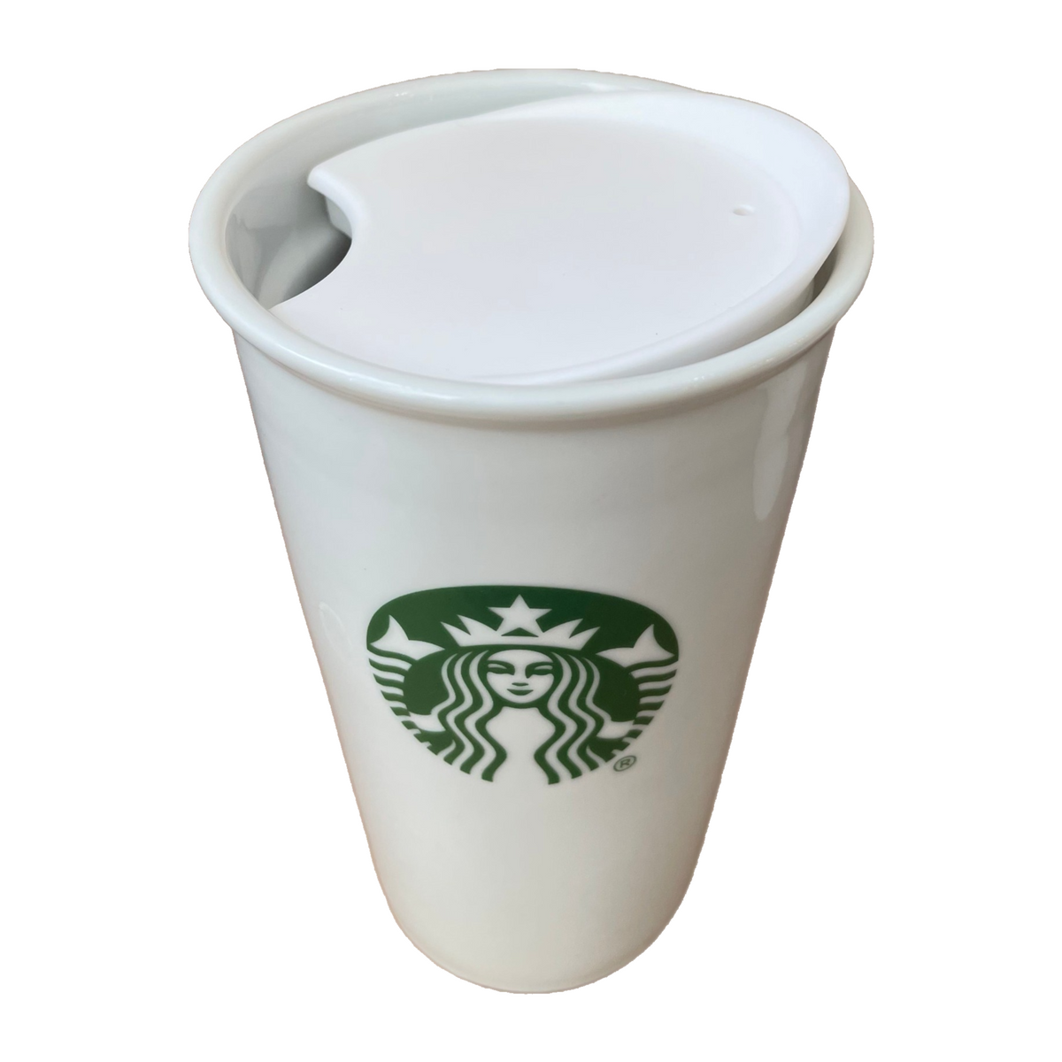 White Replacement Lid for Starbucks Ceramic Travel Mugs