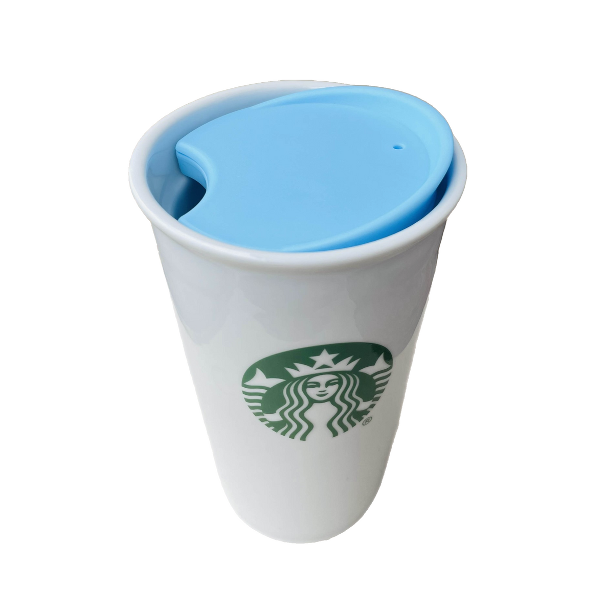 2x Starbucks 10/12/16 o.z. Ceramic Travel Tumbler REPLACEMENT LID From USA