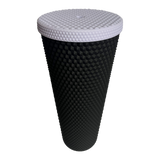 24 oz Tumbler Replacement Lid - Compatible for Starbucks Studded Diamond Grid Venti Cold Drink Tumbler Lid, Matte Purple