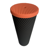 24 oz Tumbler Replacement Lid - Compatible for Starbucks Studded Diamond Grid Venti Cold Drink Tumbler Lid, Matte Orange