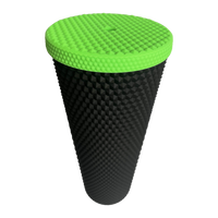 24 oz Tumbler Replacement Lid - Compatible for Starbucks Studded Diamond Grid Venti Cold Drink Tumbler Lid, Matte BrightGreen