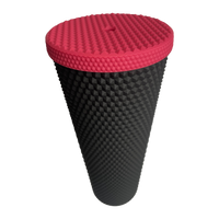 24 oz Tumbler Replacement Lid - Compatible for Starbucks Studded Diamond Grid Venti Cold Drink Tumbler Lid, Matte BarbiePink