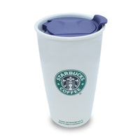 Slide Navy Replacement Lid for Starbucks Ceramic Travel Mugs, Compatible With 10oz/12oz /16oz Tumbler