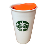 Replacement Lid for Starbucks Ceramic Travel Mugs, Compatible With 10oz/12oz /16oz Tumbler Combo x 2