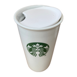 Replacement Lid for Starbucks Ceramic Travel Mugs, Compatible With 10oz/12oz /16oz Tumbler Combo x 2