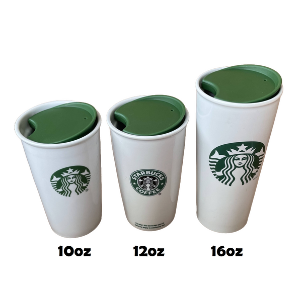 MIE Starbucks Replacement Lid for Ceramic Travel Mug 10oz / 12oz / 16oz,  Coffee Mug , Tea Cup , Tumbler Lid , Mug Lid, Cup Lid 