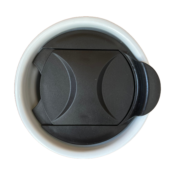 Slide Black Replacement Lid for Starbucks Ceramic Travel Mugs