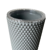 Matte Studded Venti Tumbler, 24oz Insulated Double Wall Cold Cup with Lid and Straw, Gray