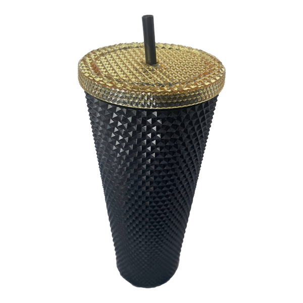 Starbucks Black Gold Glitter Studded Tumbler Cup