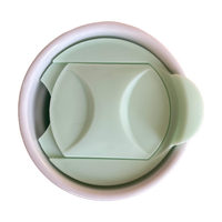 Slide Light Green Replacement Lid for Starbucks Ceramic Travel Mugs, Compatible With 10oz/12oz /16oz Tumbler