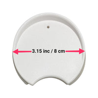 White Replacement Lid for Starbucks Ceramic Travel Mugs, Compatible With 10oz/12oz /16oz Tumbler