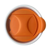 Slide Orange Replacement Lid for Starbucks Ceramic Travel Mugs, Compatible With 10oz/12oz /16oz Tumbler